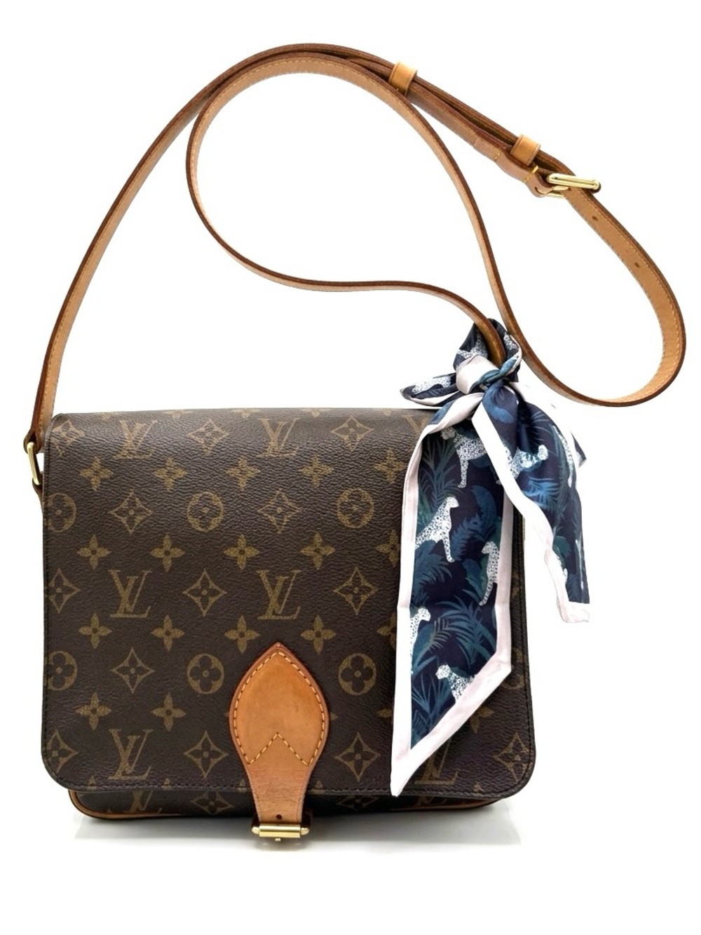 Louis Vuitton Vintage Monogram Cartouchiere GM Crossbody Bag SL881 🇫🇷